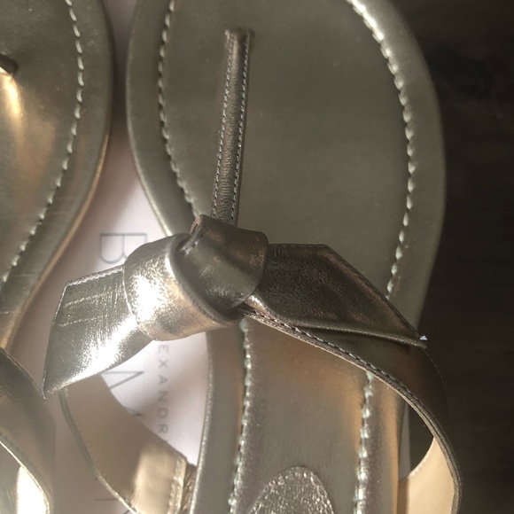 ALEXANDRE BIRMAN-AUTHENTIC NWTGold Leather Sandals - Picture 10 of 12